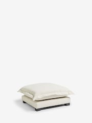 French Connection Ecru Padora Loop Footstool - Image 3 of 7
