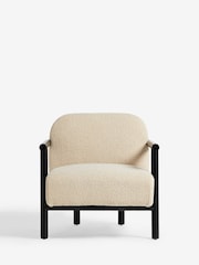 French Connection Mink Kari Teddy Boucle Chair - Image 2 of 7