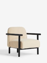 French Connection Mink Kari Teddy Boucle Chair - Image 3 of 7