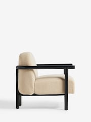 French Connection Mink Kari Teddy Boucle Chair - Image 5 of 7