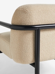 French Connection Mink Kari Teddy Boucle Chair - Image 7 of 7
