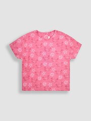 JoJo Maman Bébé Coral 2-Piece Crab T-Shirt & Shorts Set - Image 2 of 4