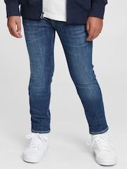 Gap Mid Wash Blue Skinny Fit Stretch Jeans (6-14yrs) - Image 3 of 5