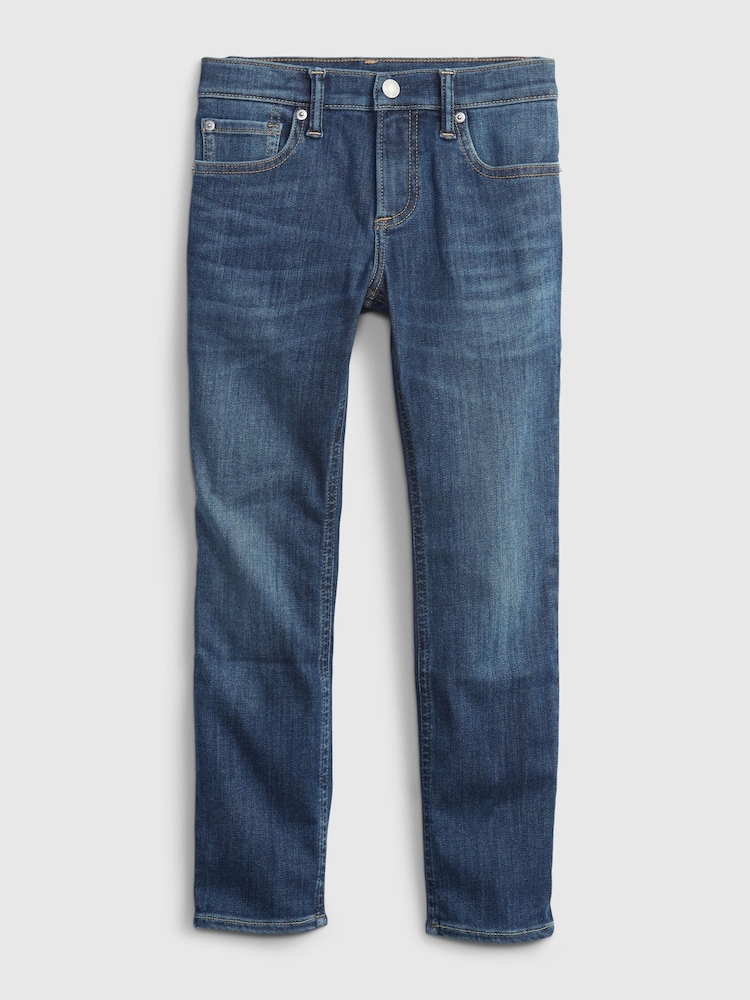 Gap Mid Wash Blue Skinny Fit Stretch Jeans (6-14yrs) - Image 4 of 5