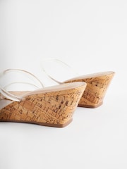 Clear Forever Comfort® Low Cork Wedges - Image 7 of 9