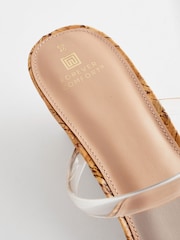 Clear Forever Comfort® Low Cork Wedges - Image 9 of 9