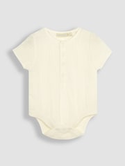 JoJo Maman Bébé 2-Piece Cheesecloth Dungarees & Shirt Bodysuit Set - Изображение 2 из 5