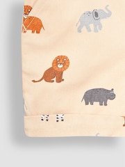 JoJo Maman Bébé Natural Safari Animals Safari Animal Heads Twill Shorts - Image 2 of 3