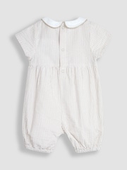 JoJo Maman Bébé Natural Giraffe Smock Romper - Image 3 of 3