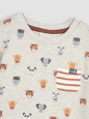 Jojo Maman Bébé Bedrucktes T-Shirt & Shorts im Set - Bild 6 von 6