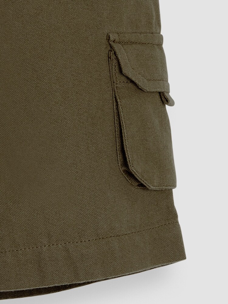 JoJo Maman Bébé Olive Green Cargo Shorts - Image 5 of 5 JoJo Maman Bébé Olive Green Cargo Shorts - Image 5 of 5
