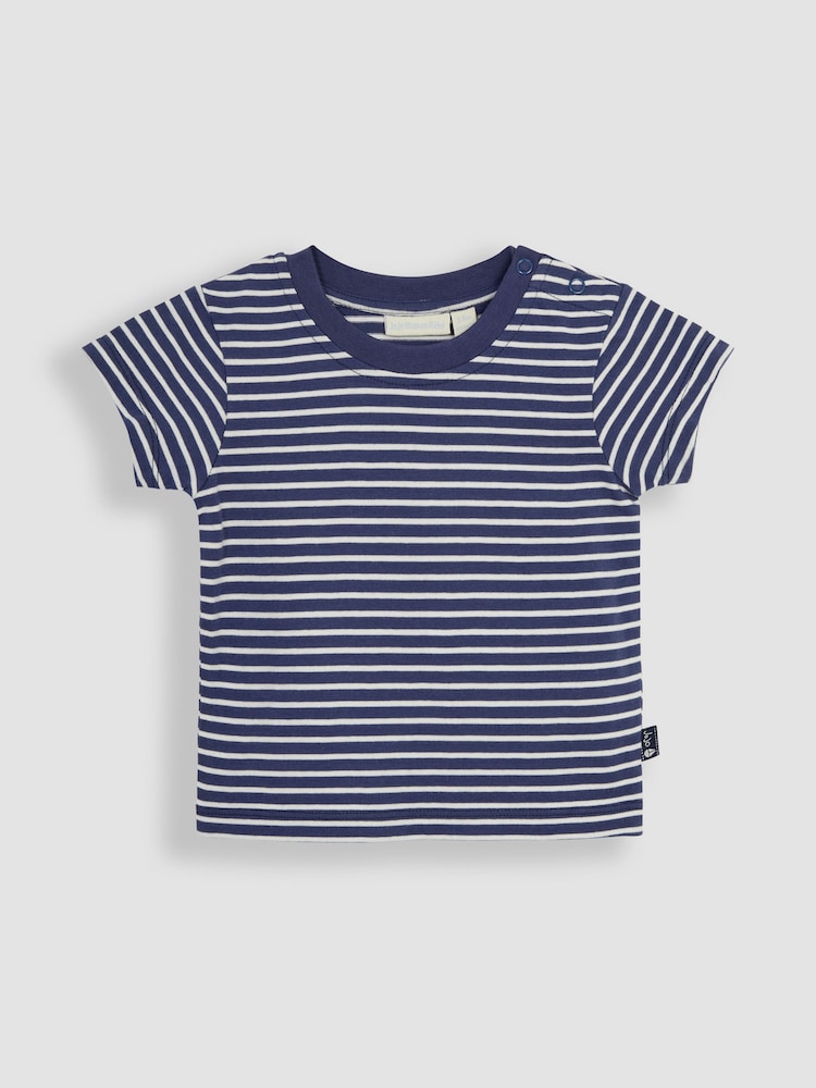 Jojo Maman Bébé 2-Pieces Twill Dungarees & črtast; progast majica Set - Slika 2 iz 5 Jojo Maman Bébé 2-Pieces Twill Dungarees & črtast; progast majica Set - Slika 2 iz 5