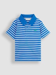 JoJo Maman Bébé Cobalt Dinosaur Polo Shirt - Image 1 of 3