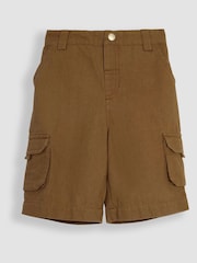 JoJo Maman Bébé Brown Cargo Shorts - Image 1 of 3