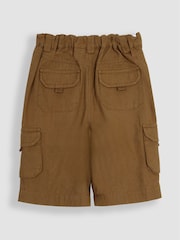 JoJo Maman Bébé Brown Cargo Shorts - Image 2 of 3