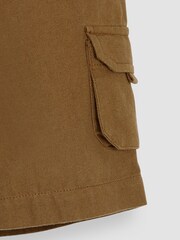 JoJo Maman Bébé Brown Cargo Shorts - Image 3 of 3