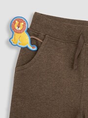 JoJo Maman Bébé Brown 2-Piece Lion Appliqué Hooded Sweatshirt & Leggings Set - Image 4 of 6