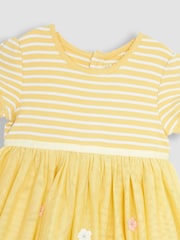 JoJo Maman Bébé Yellow Bunny Tulle Party Dress - Image 3 of 3
