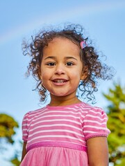 JoJo Maman Bébé Pink Unicorn Tulle Party Dress - Image 2 of 6