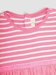 JoJo Maman Bébé Pink Unicorn Tulle Party Dress - Image 5 of 6