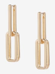 Mint Velvet Gold Link Earrings - Image 2 of 2