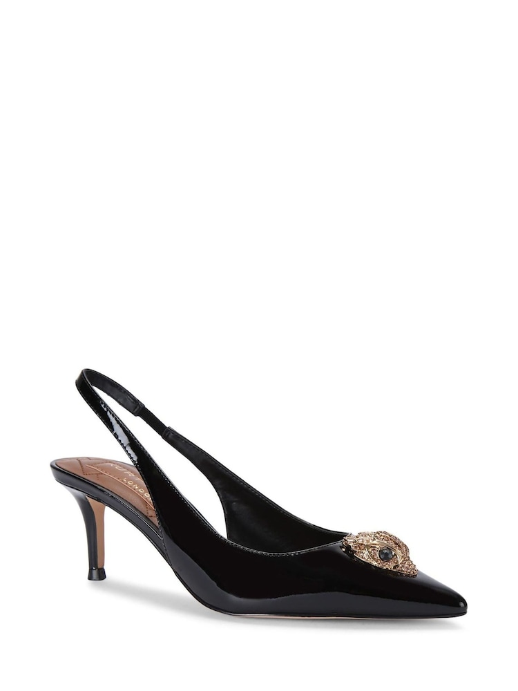 Kurt Geiger London Belgravia Eagle Sling Back Shoes - Image 3 of 5