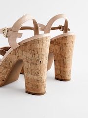 Nude Forever Comfort® Cork Platform Sandals - Image 5 of 7