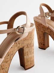 Nude Forever Comfort® Cork Platform Sandals - Image 7 of 7