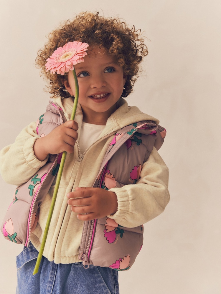 Multi Abstract Print Gilet (3mths-7yrs) - Image 1 of 1
