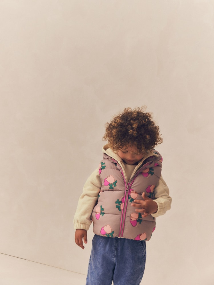 Multi Abstract Print Gilet (3mths-7yrs) - Image 2 of 8