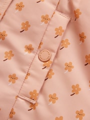 Pink Shower Resistant AOP Skirted Coat (3mths-7yrs) - Image 8 of 9