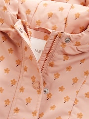 Pink Shower Resistant AOP Skirted Coat (3mths-7yrs) - Image 9 of 9