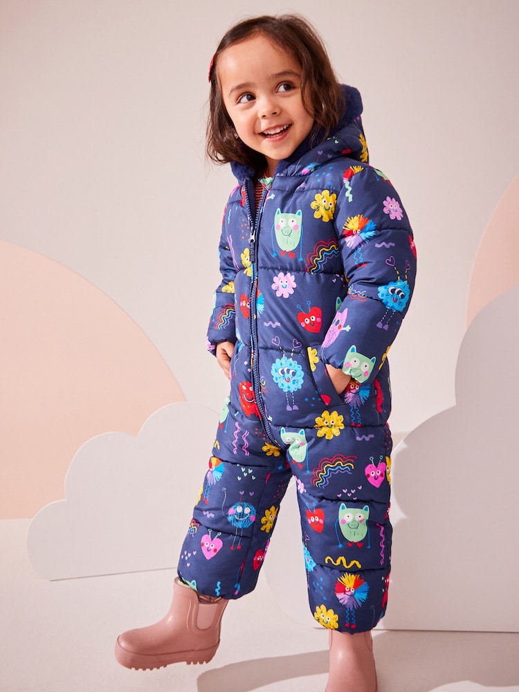 أزرق داكن شخصية - بذلة جليد مقاومة للماء مطبوعة (3 شهور - 7 سنوات) - Image 1 of 11 أزرق داكن شخصية - بذلة جليد مقاومة للماء مطبوعة (3 شهور - 7 سنوات) - Image 1 of 11