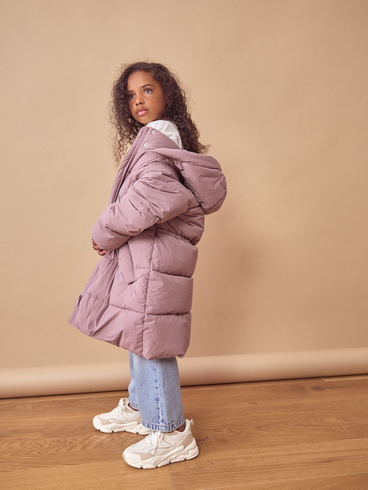 Purple Shower Resistant Utility Padded Coat (3-16yrs) - Image 2 of 5