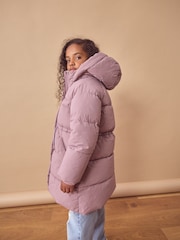Purple Shower Resistant Utility Padded Coat (3-16yrs) - Image 3 of 5