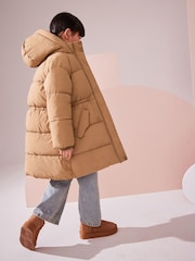 Camel Shower Resistant Utility Padded Coat (3-16yrs) - Image 4 of 11