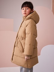 Camel Shower Resistant Utility Padded Coat (3-16yrs) - Image 5 of 11