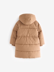 Camel Shower Resistant Utility Padded Coat (3-16yrs) - Image 8 of 11