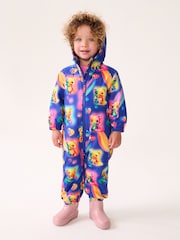 Navy Character Waterproof Wadded Puddlesuit (3mths-7yrs) - Image 2 of 8