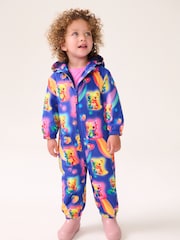 Navy Character Waterproof Wadded Puddlesuit (3mths-7yrs) - Image 3 of 8