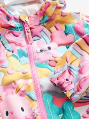 Pink Zip Lined Hooded Waterproof Printed Puddlesuit (3mths-7yrs) - Image 7 of 8