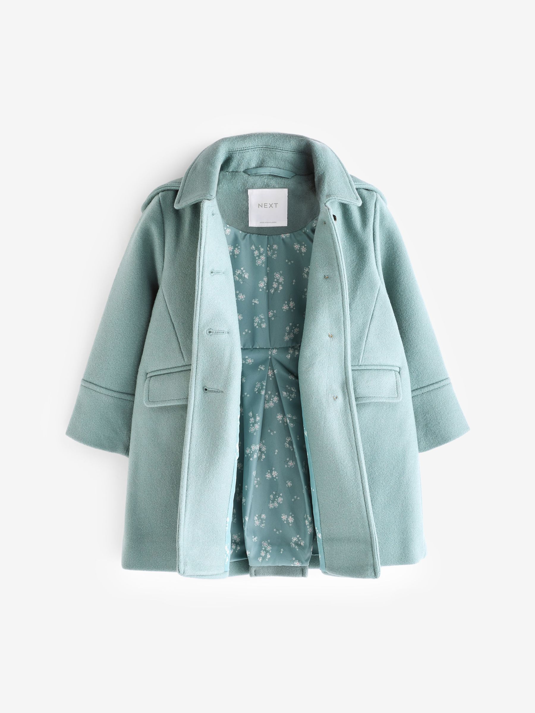 Mint green coat outlet