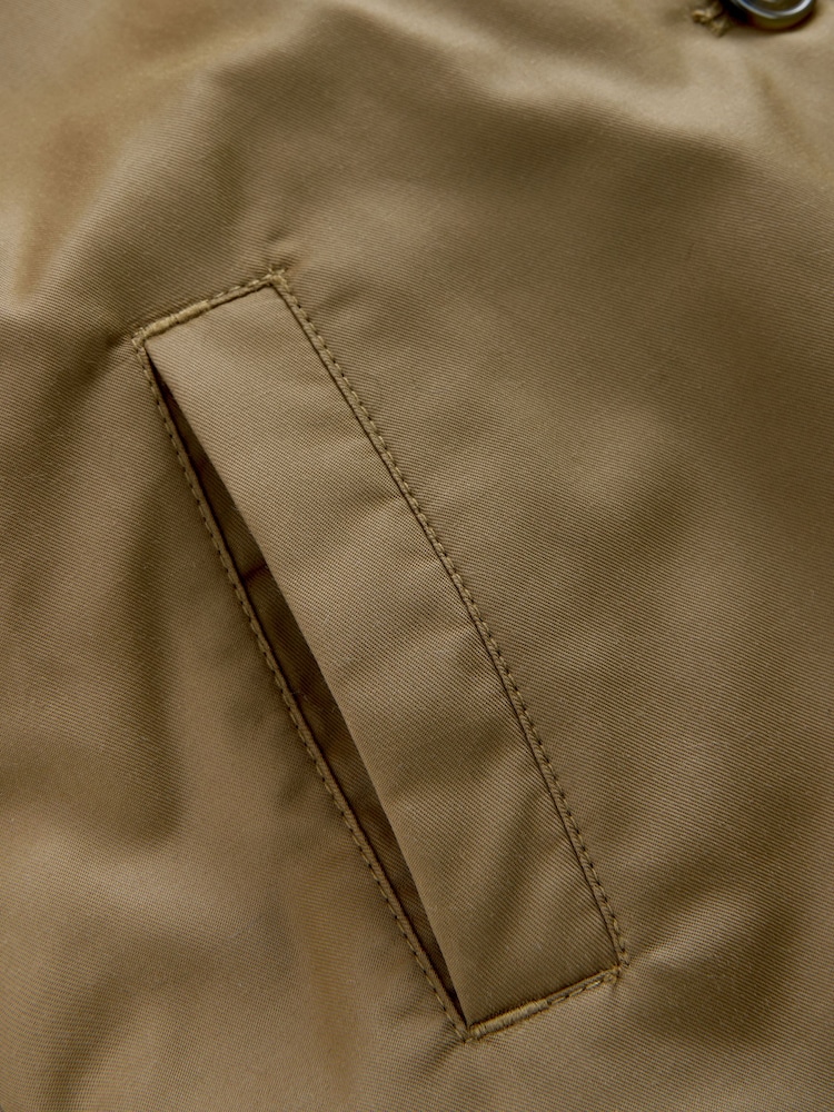 Khaki Green Embroidered Collar Shower Resistant Wadded Coat (3mths-7yrs) - Image 10 of 10