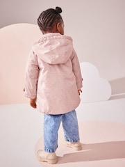 Pink Shower Resistant Frill Collar Coat (3mths-7yrs) - Image 3 of 10