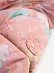Pink Shower Resistant Padded Coat (3mths-7yrs) - Image 10 of 12