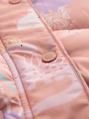 Pink Shower Resistant Padded Coat (3mths-7yrs) - Image 12 of 12