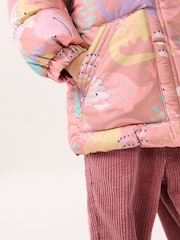 Pink Shower Resistant Padded Coat (3mths-7yrs) - Image 6 of 12