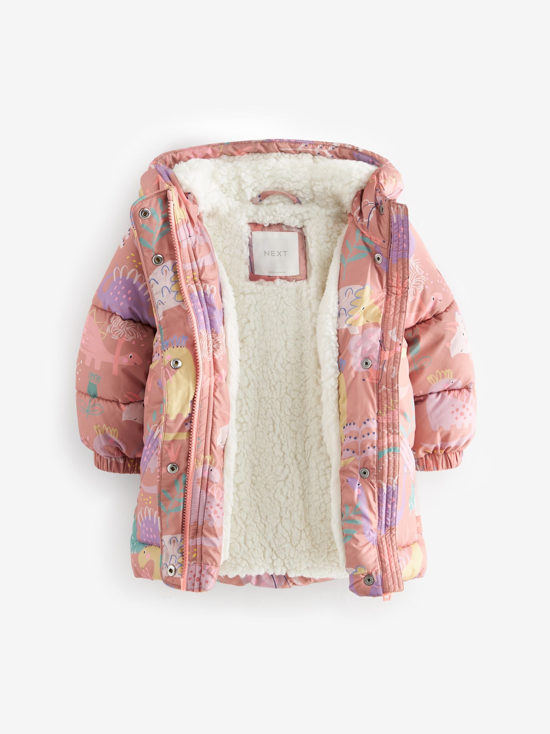Buy Pink Shower Resistant Padded Coat 3mths 7yrs from Next Luxembourg