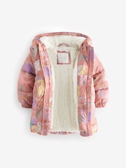 Pink Shower Resistant Padded Coat (3mths-7yrs) - Image 8 of 12