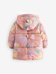 Pink Shower Resistant Padded Coat (3mths-7yrs) - Image 9 of 12